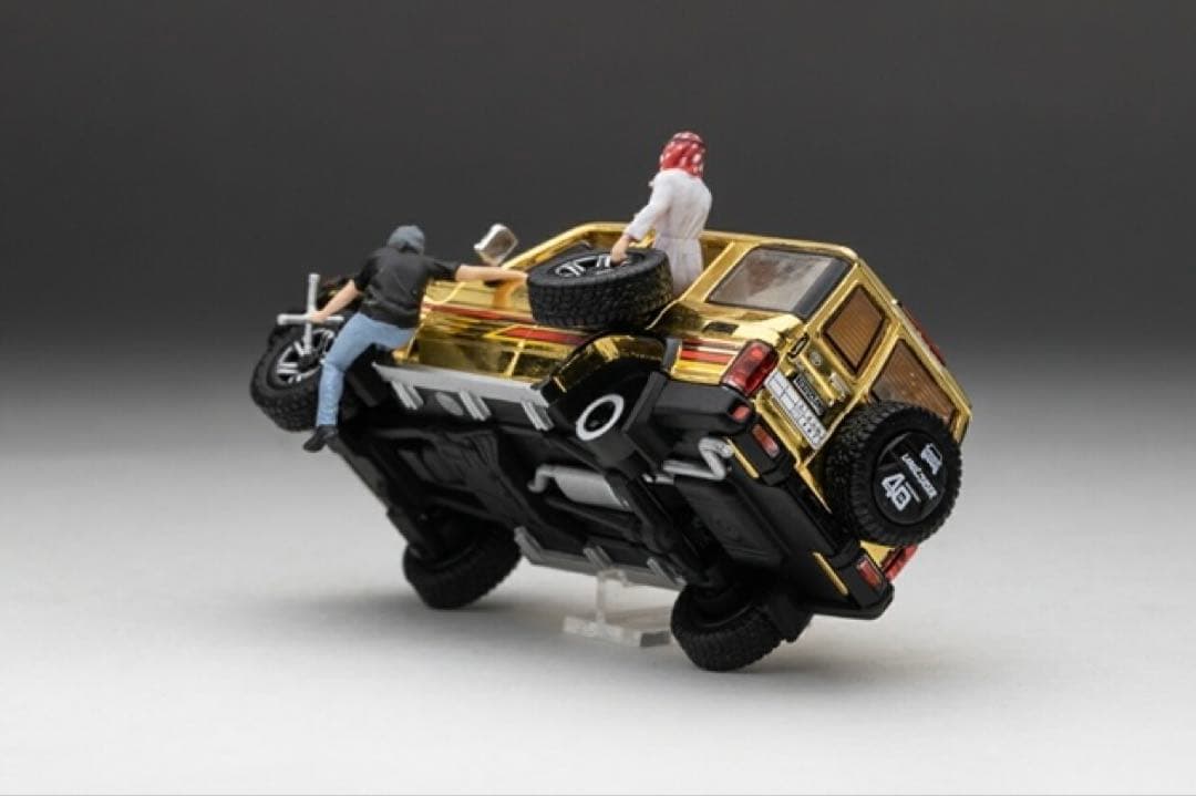 ランドクルーザー 70 アラブ仕様　特注品　ランクル70ミニカー1/64