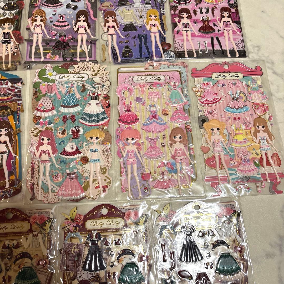 レア！平成レトロ クーリア DollyDolly 女の子 着せ替え シール