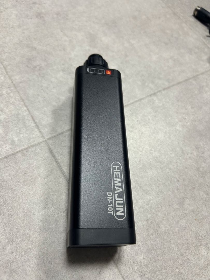 HEMAJUN(ヘマジュン)電動リールバッテリー 、充電器、ポーチ一式　使用1回