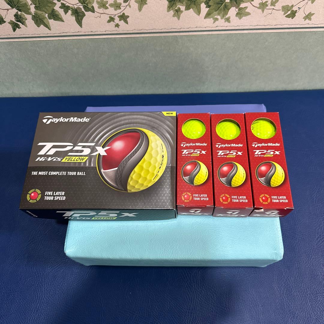 2024 TaylorMade TP5X Hi-Vis Yellow 21個