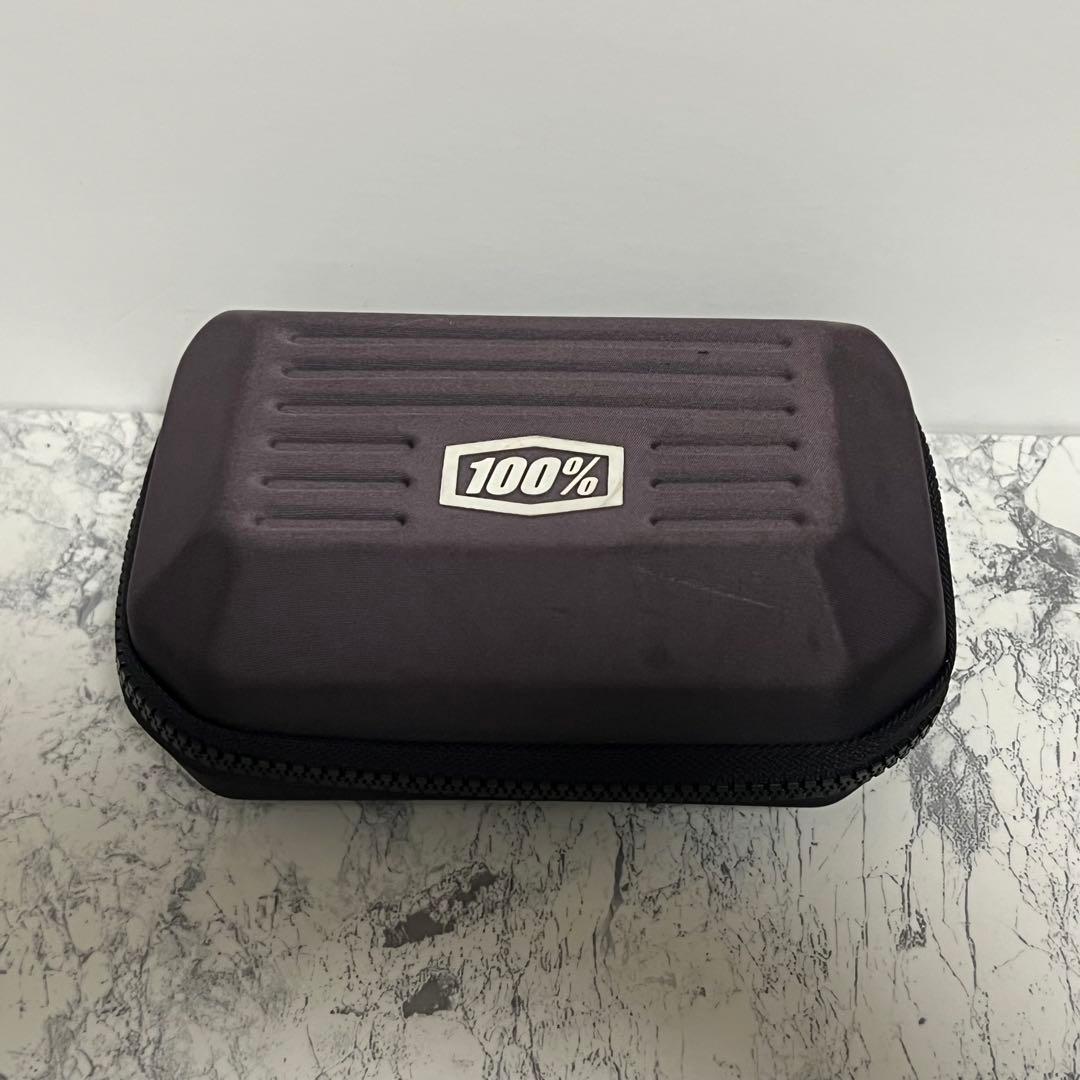 100% ワンハンドレッド サングラス S2 White HiPER Red