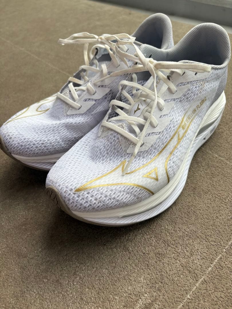 ミズノMizuno ウェーブリベリオンフラッシュ2 ランニングシューズ　28cm