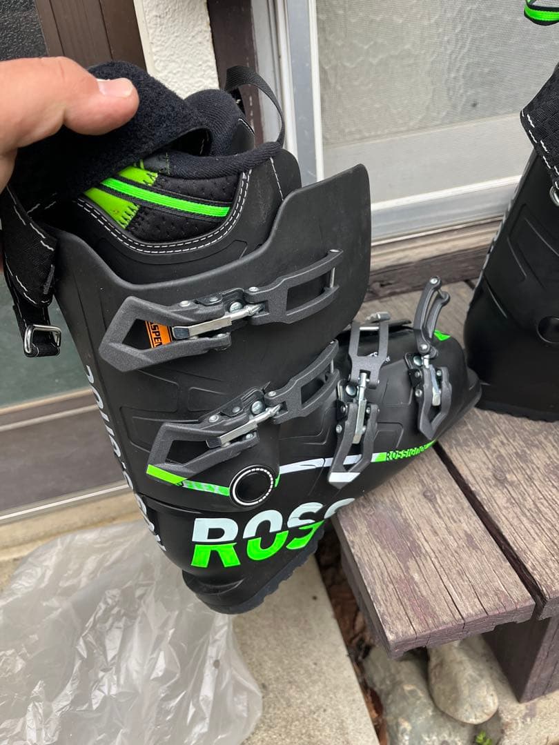 ROSSIGNOL スキーブーツ Speed80 黒/緑　24.5cm