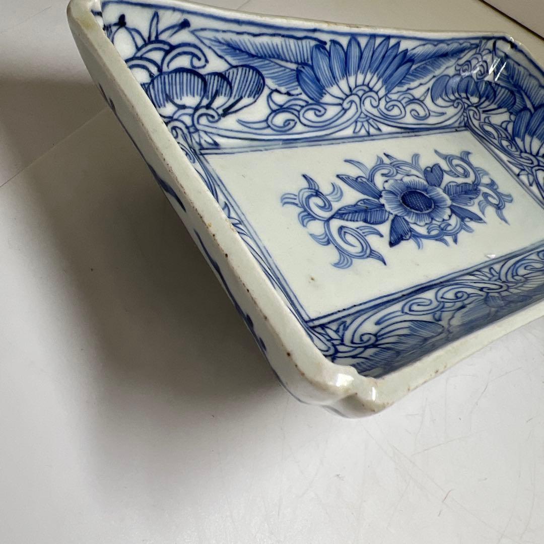 専用　古伊万里　蛸唐草中皿、染付皿等　東Y8-0403④