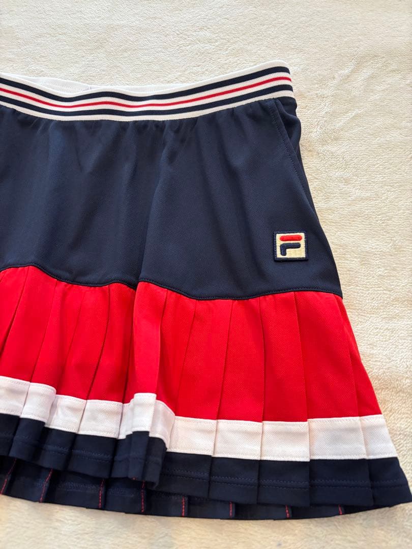 フィラ　FILA テニスウェア　ゲームシャツ　プリーツスコート　セットアップ