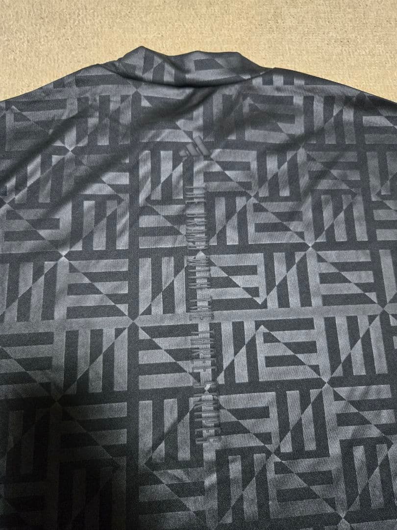 美品 adidas golf モックネック ブラック サイズXL
