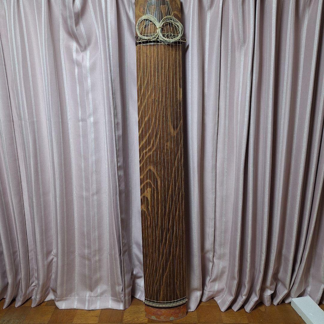 和楽器 十三絃 琴 全長約182cm 木目 練習用・インテリア・リメイクに