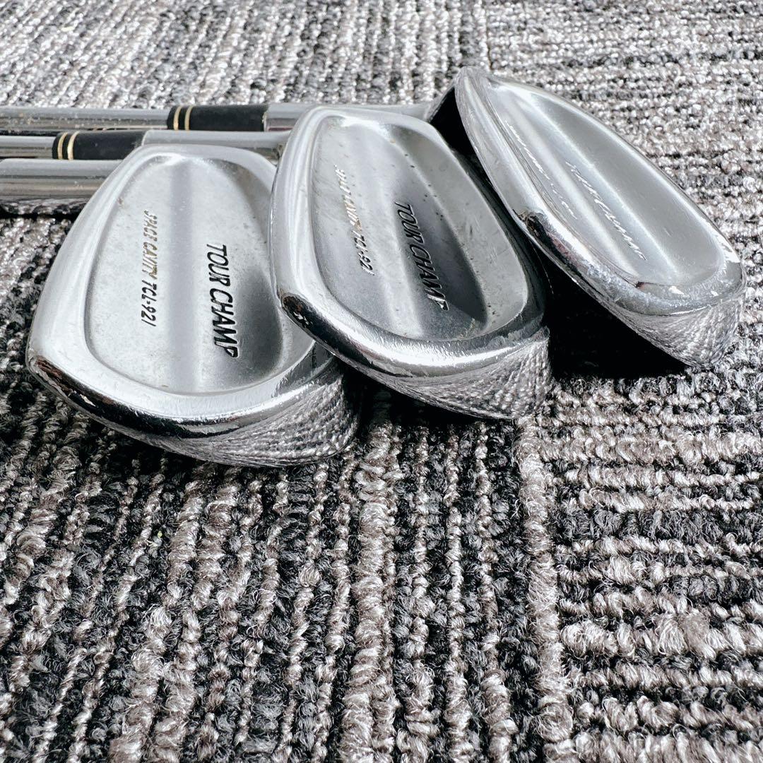 希少 レフティ TOUR CHAMP TCL-92I 6本 フレックスS 左利き