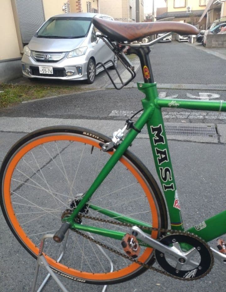 MASI ピストバイク グリーン　ロードバイク