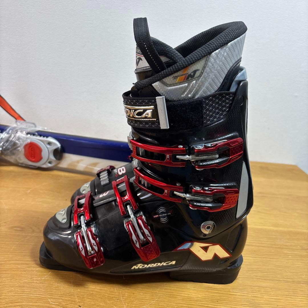 メンズショートスキーセット Salomon Nordica 26-26.5cm