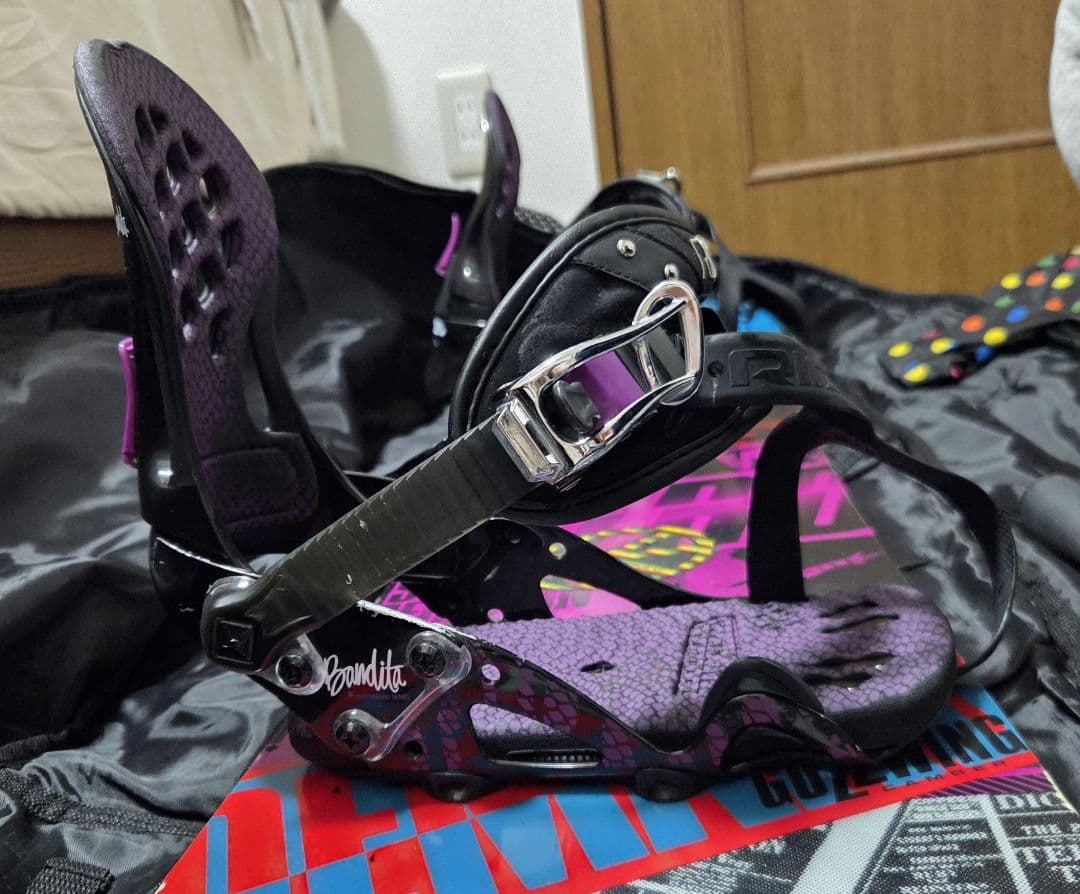 【バラ売り可】スノーボード ビンディング、スノボケースセット