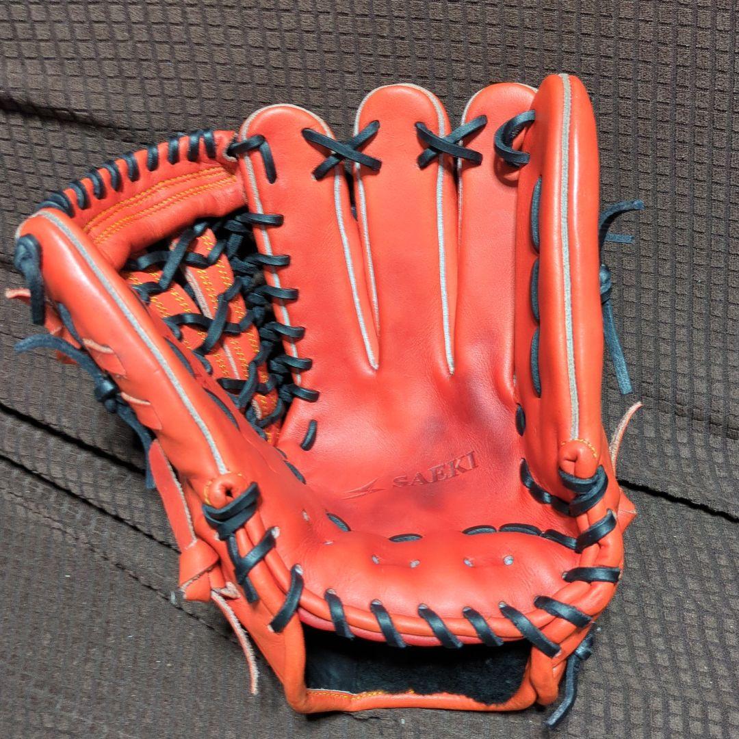 タローです。サエキ　オーダー 硬式野球グローブ外野手用