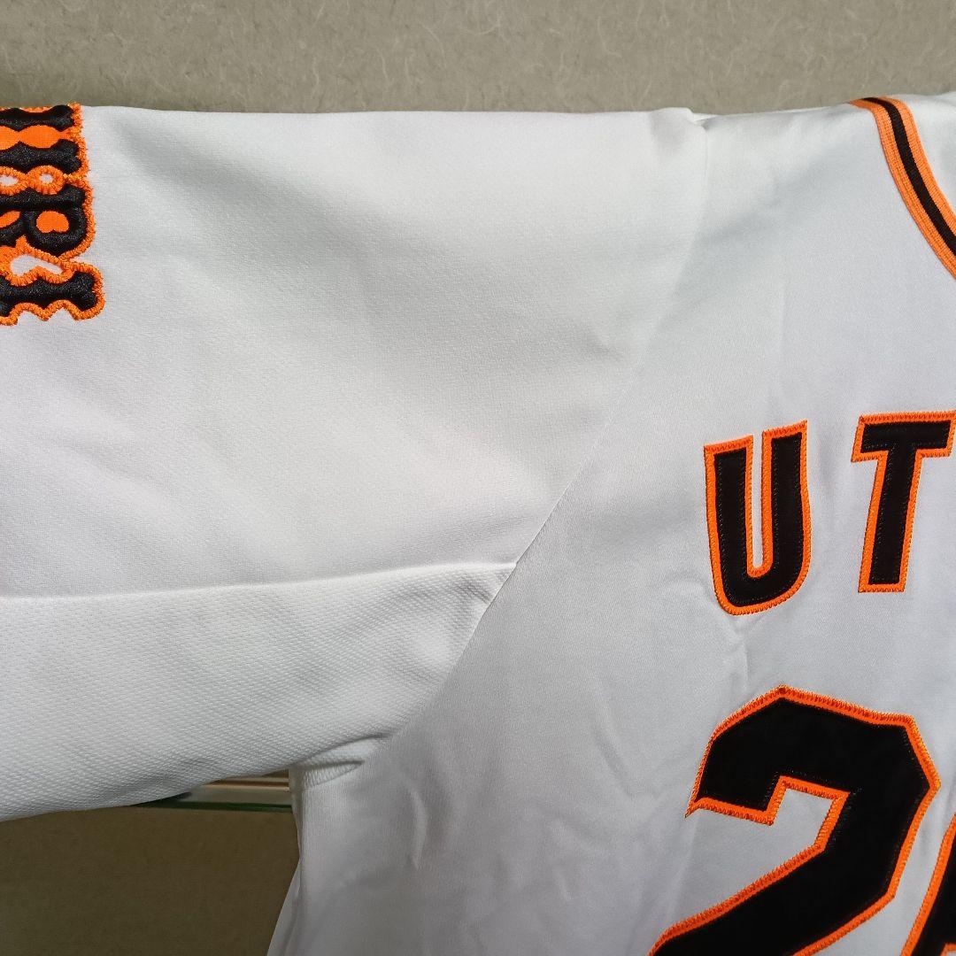 アディダス製 読売ジャイアンツ 内海哲也 刺繍レプリカユニフォーム／M