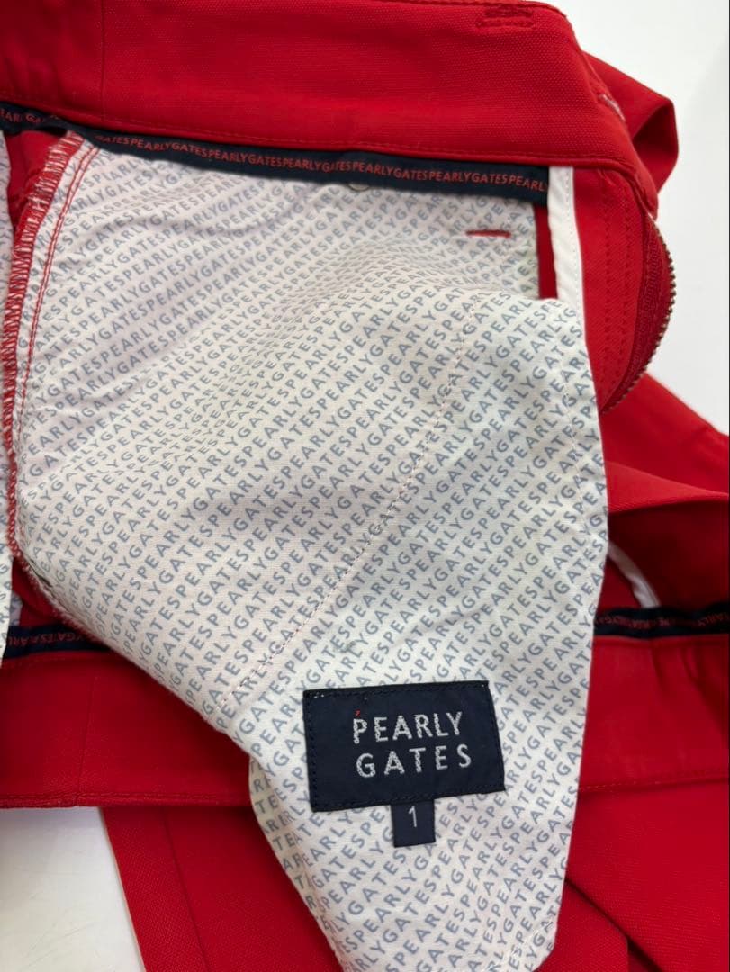 ☘️PEARLY GATESスリムフィット ストレッチスキニーパンツ ゴルフウェア