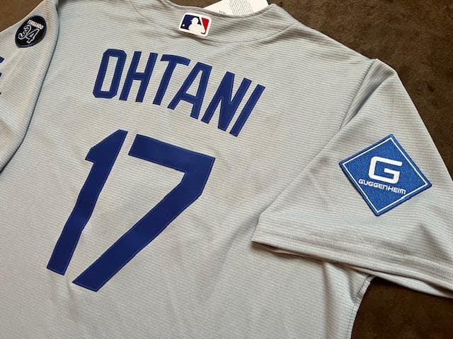 大谷翔平WS2025優勝ロードWS記念パッチ付LimitedジャージUS限定品