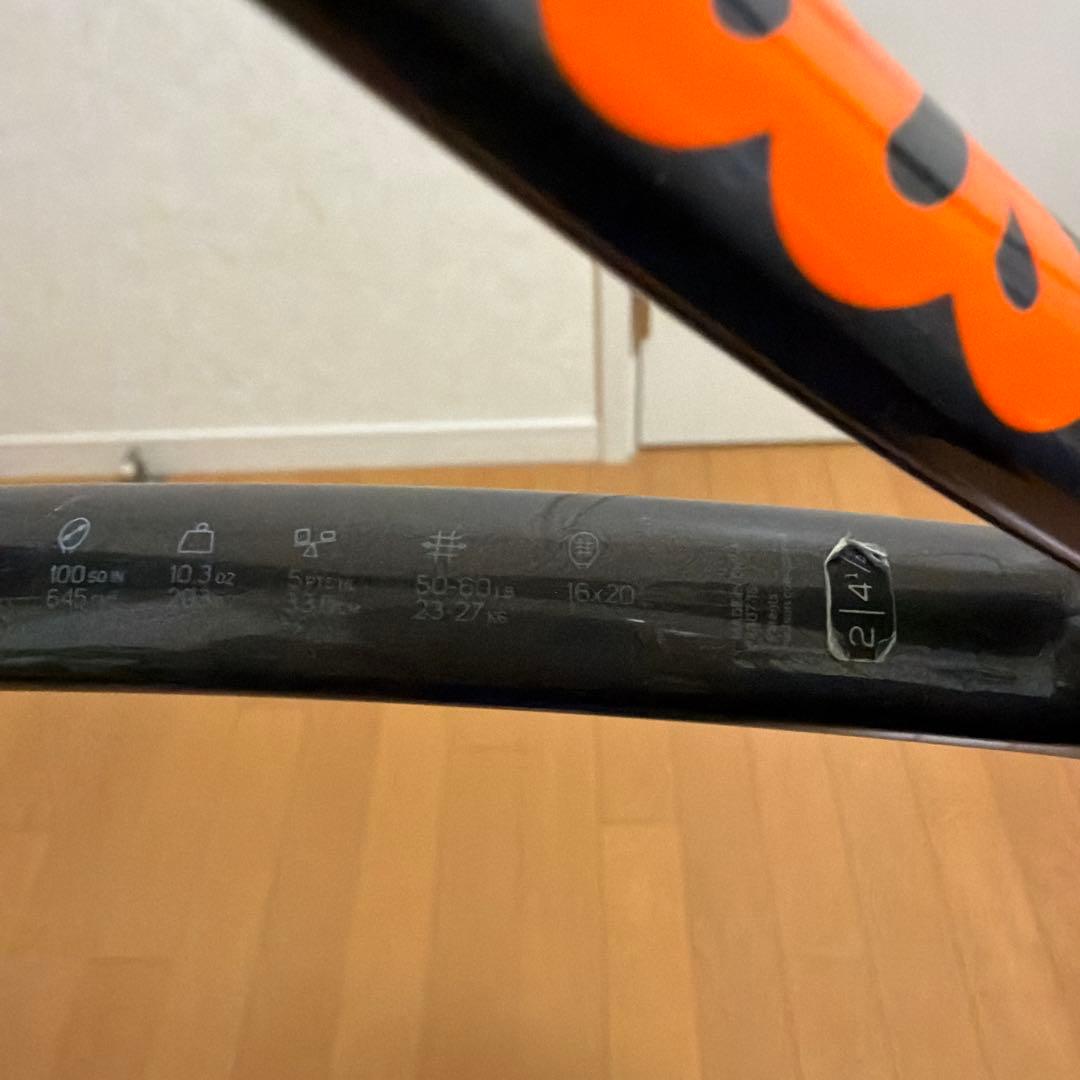 ウィルソン　BURN100 硬式テニスラケット　27インチ　G2