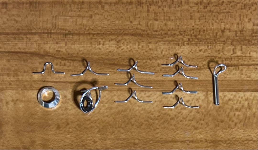 フライロッド作製キット：8’0\"#1ー2カーボンロッド（マットブラック）