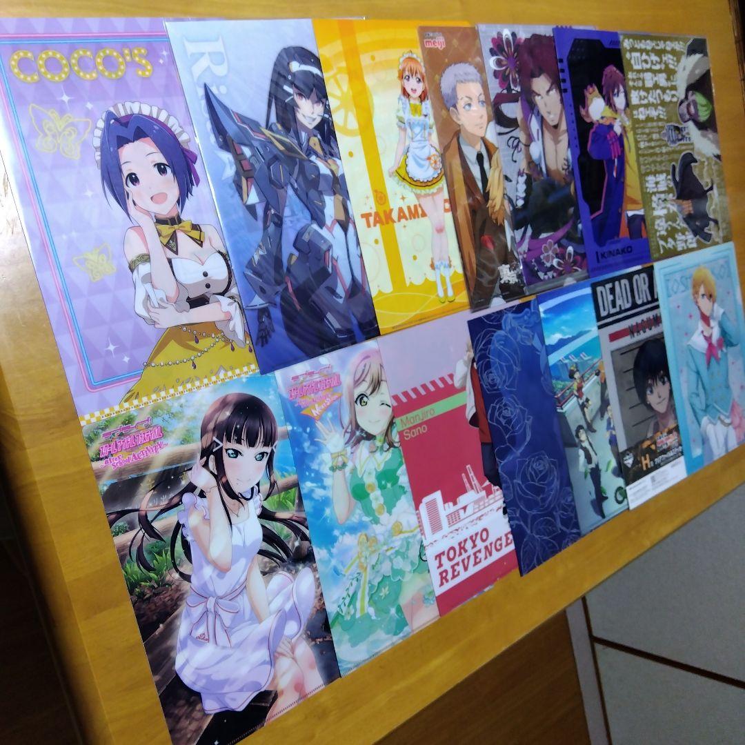 アニメ ノンジャンル 美少女系など　Ａ−４クリアファイル まとめ売り大量２５０枚