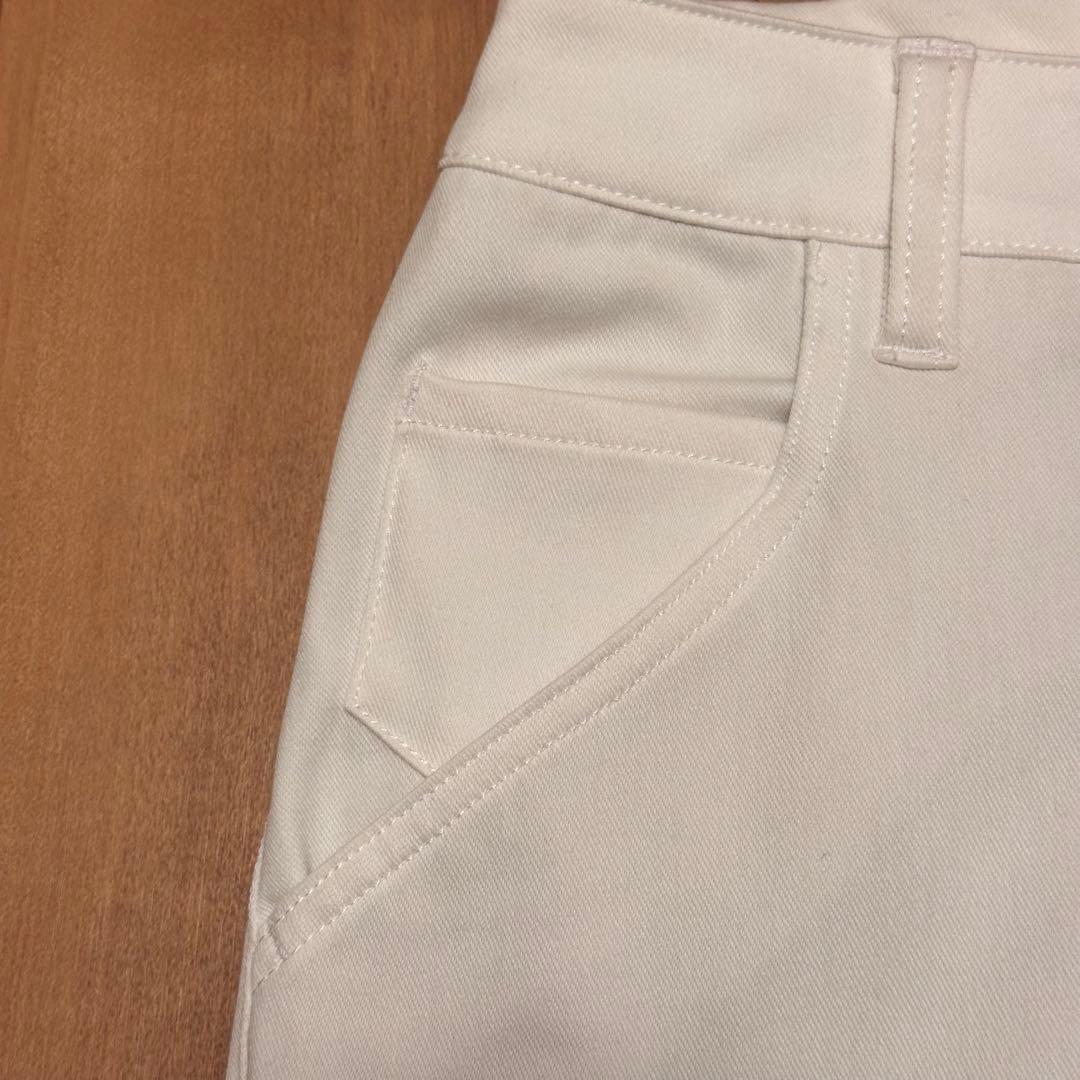 ping ロングパンツ　ホワイト　サイズM 春夏　ストレッチ　撥水　UVカット