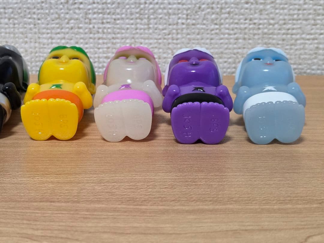 BLACK PEARLS mini HAPY ソフビ 8種セット ☆ ガチャ