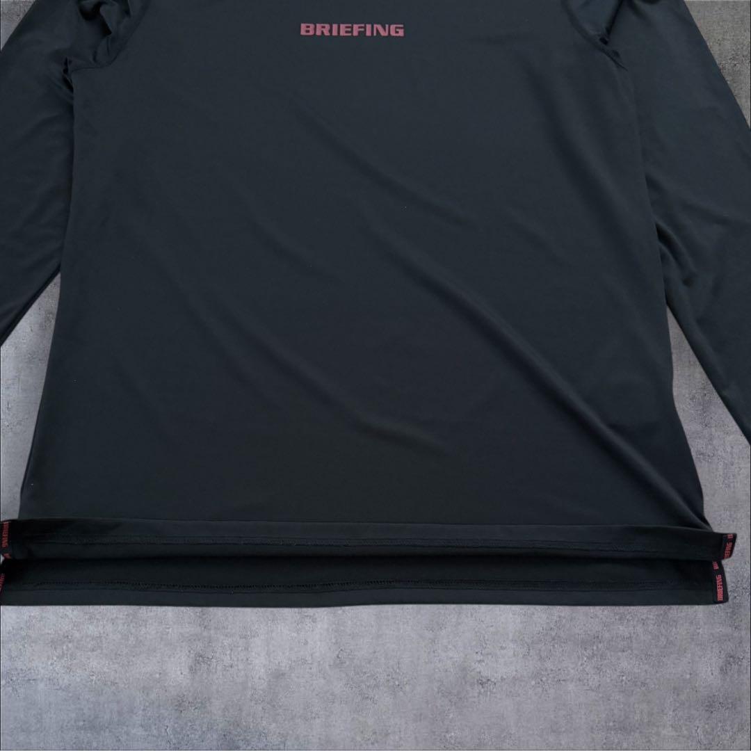 極美品 BRIEFING GOLFブリーフィング ゴルフ モックネック ブラック