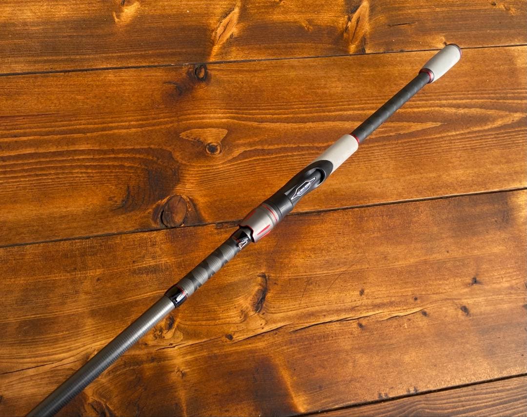 10ft テレスコロッド　グレー　ライトショアジギング　シーバスロッド　投げ釣り