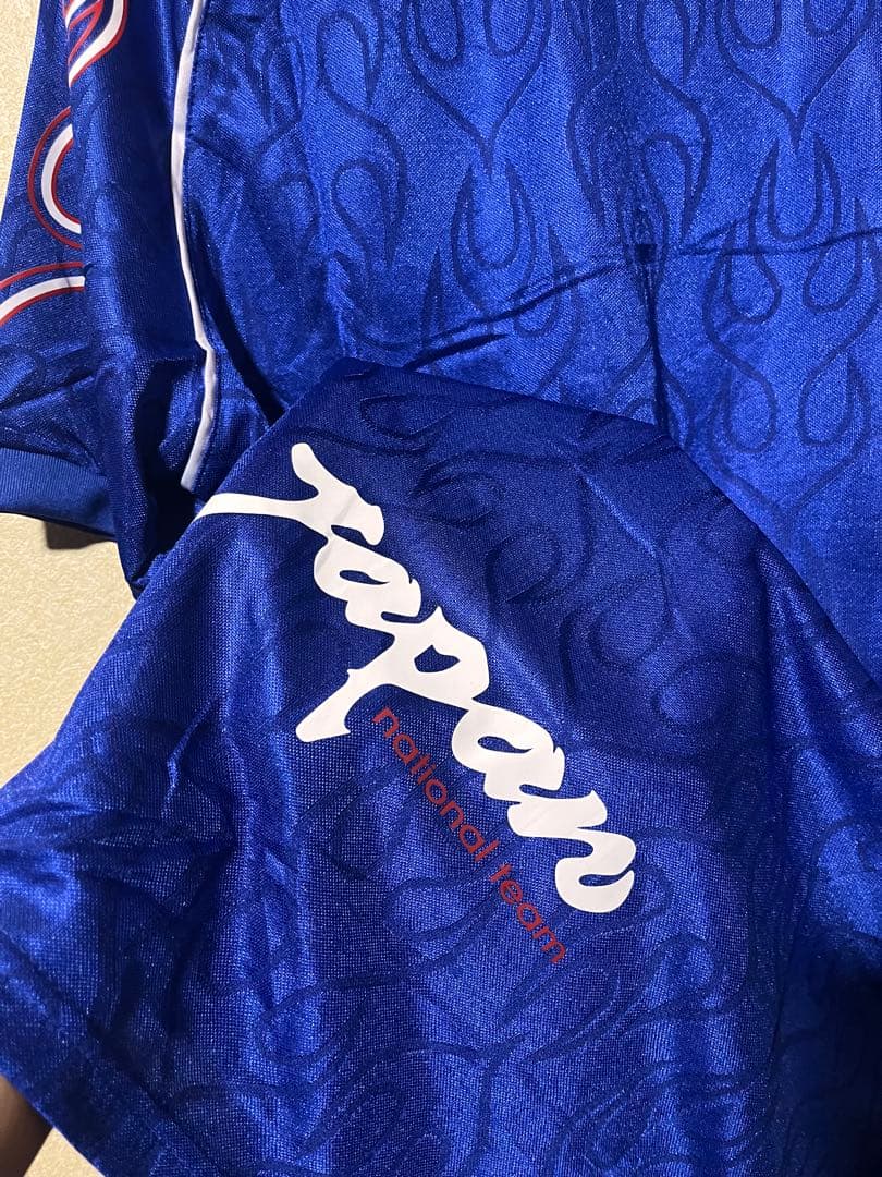asics 日本代表 シャツ Lサイズ 青