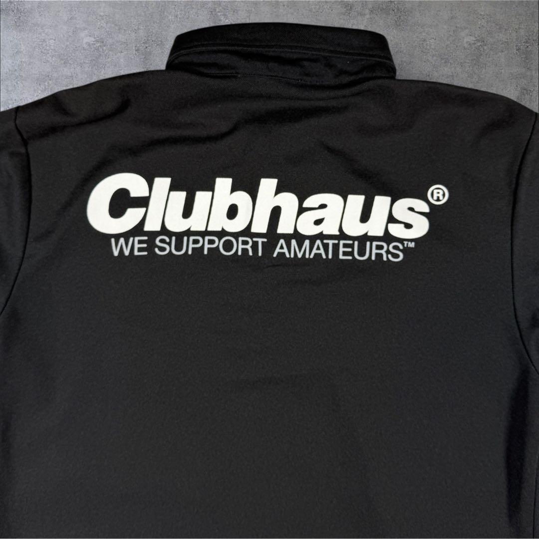 極美品 CLUBHAUS クラブハウス ポロシャツ 鹿の子 ボタンダウン 黒 4