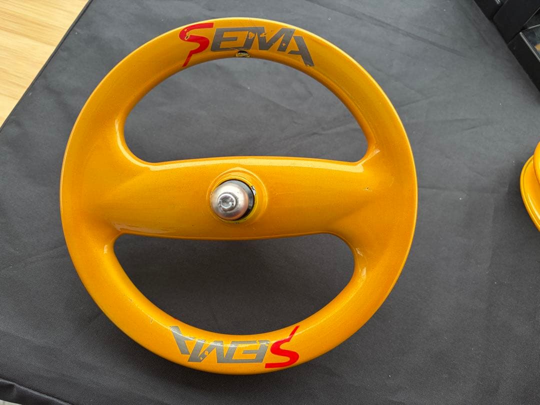 【中古】SEMA 12インチ　カーボンホイール　OLD95 ランバイク　ホイール