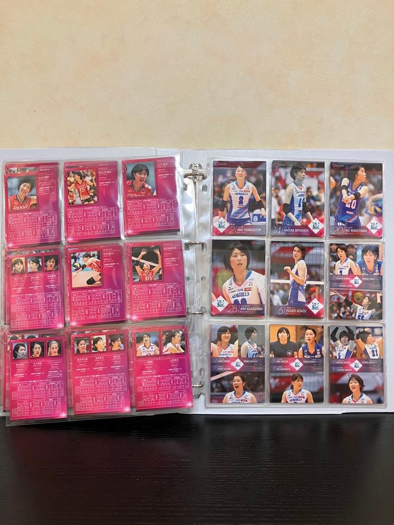 【まとめ売り】Vリーグ女子バレー バインダーとカード多数！