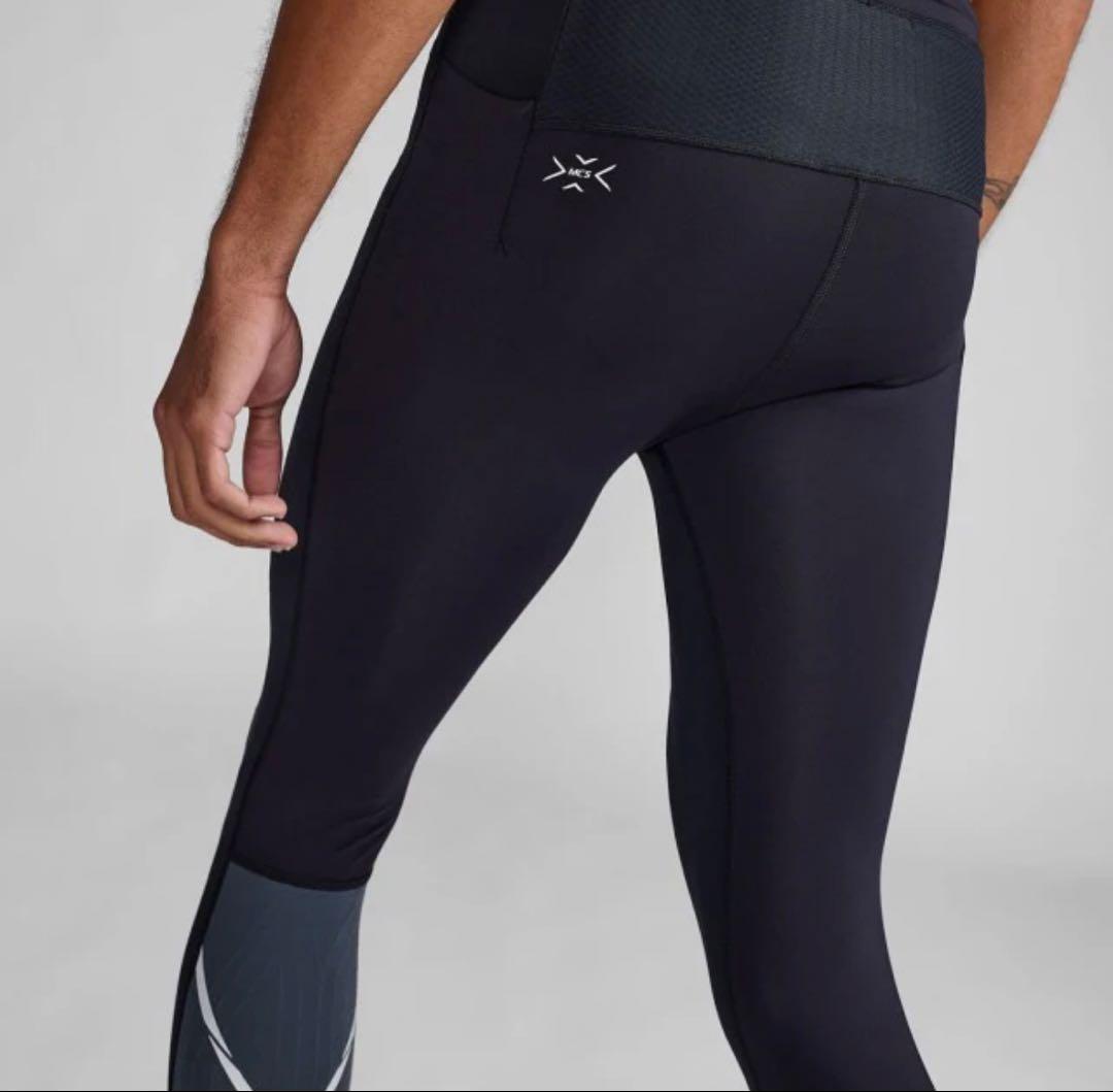 2XU タイツ ブラック グラデーションデザイン