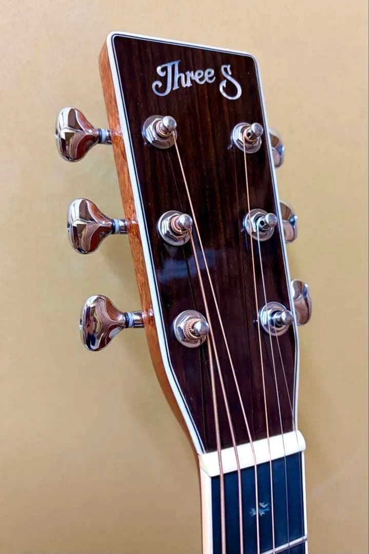 【新品】Three S W-460 スプルース単板 SUZUKI D-45コピー