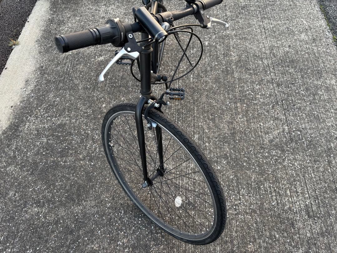 クロスバイク　黒　27インチ　整備済み　引渡しのみ