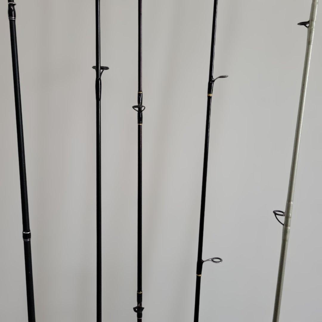 バスロッド 5本セット アブガルシア・シマノ・SZM 他 ベイト/スピニング