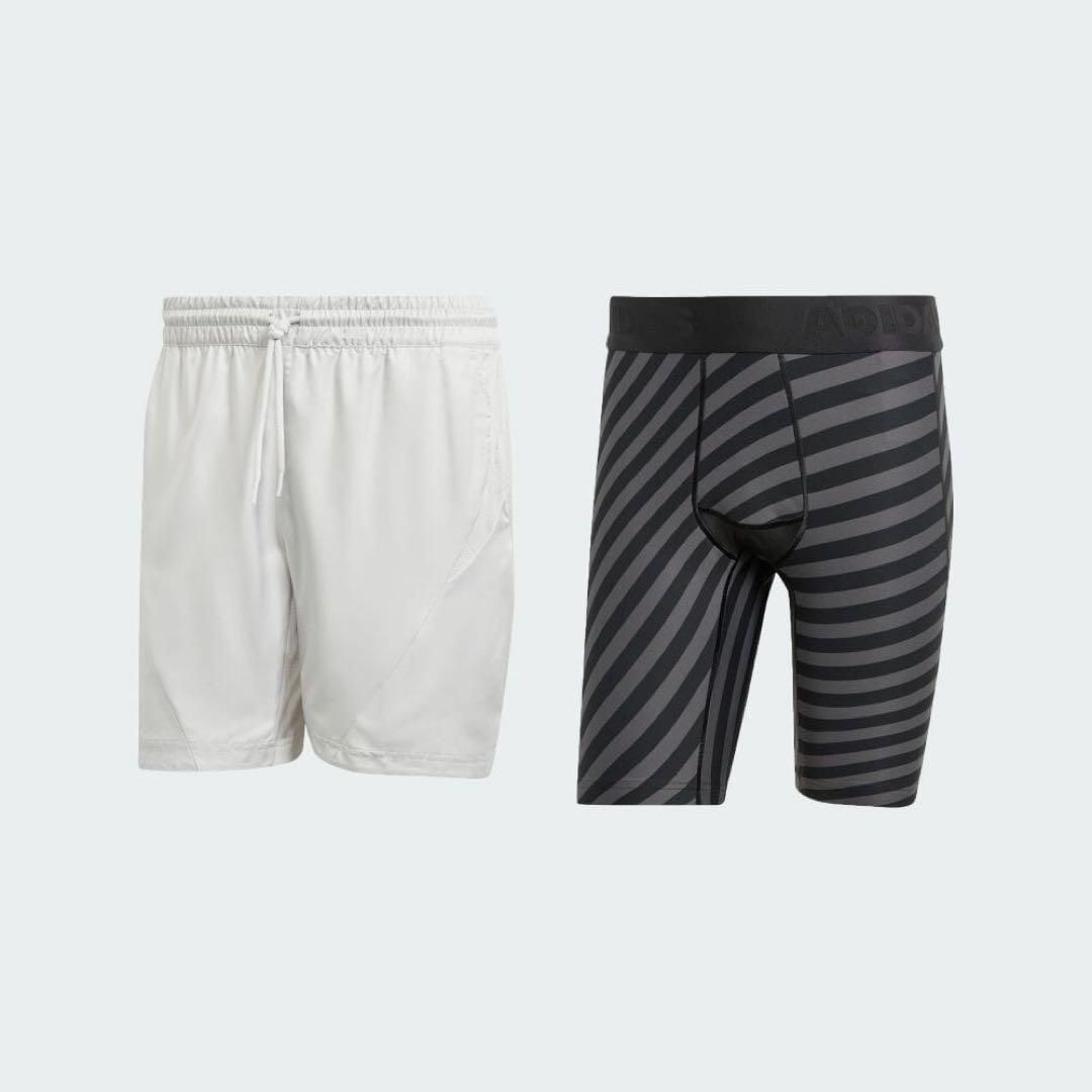 美品 Adidas フリーリフト Tシャツ＋2IN1 プロ ショーツ ズベレフ着