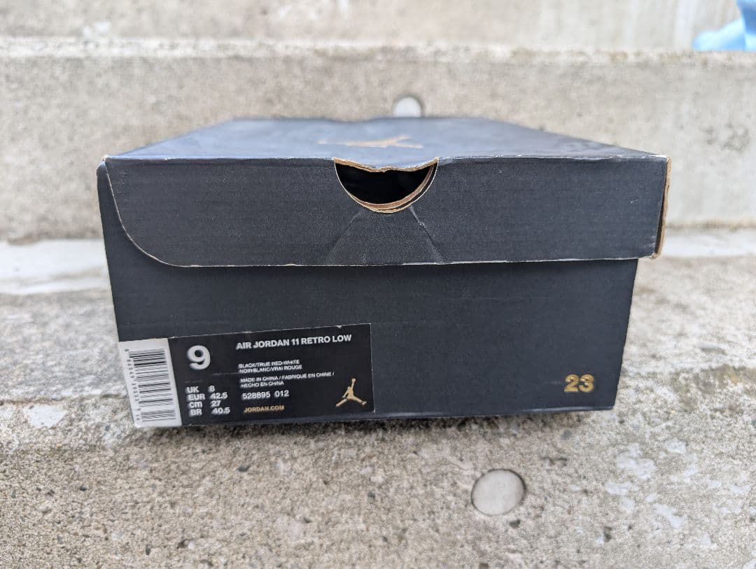 シューズ(男性用) aj11 bred low 27cm jordan11