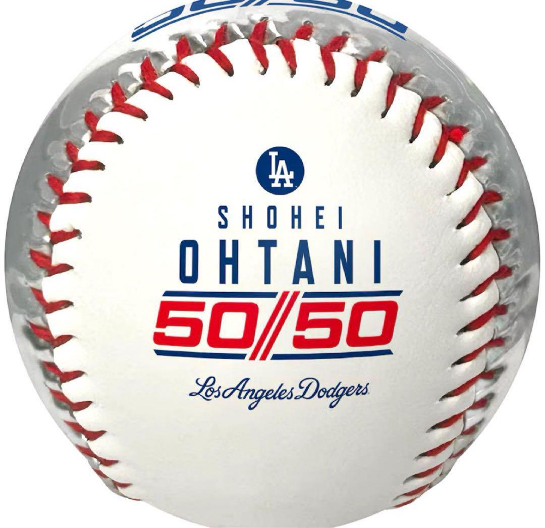 大谷翔平　ドジャース　50/50 記念ボール