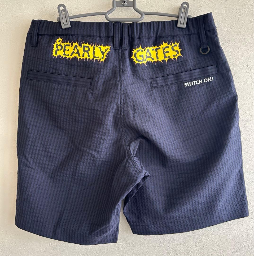 PEARLY GATES 【ポケモン】C/Peサッカーストライプショートパンツ
