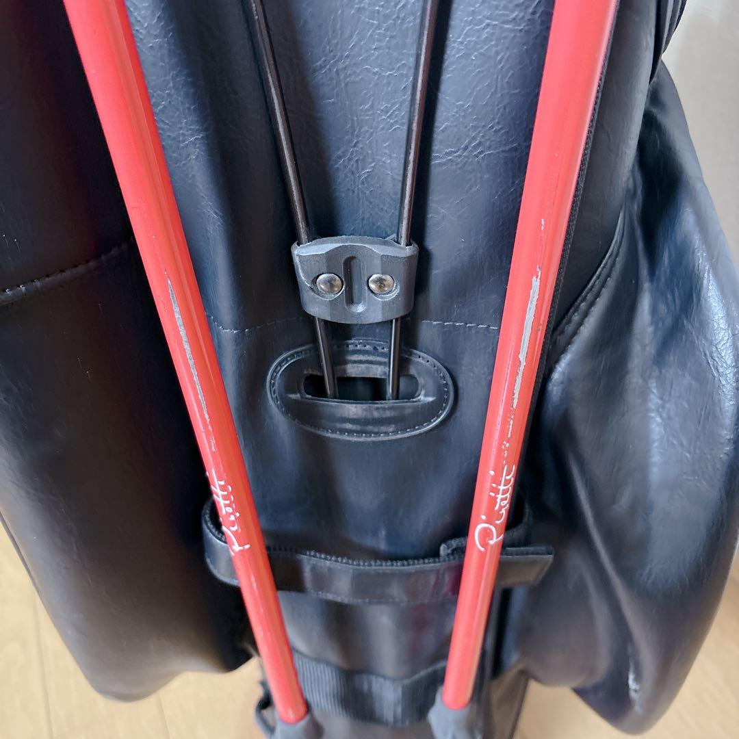 K475 Pretti ピレッティ スタンドキャディバッグ ブラック フード無し