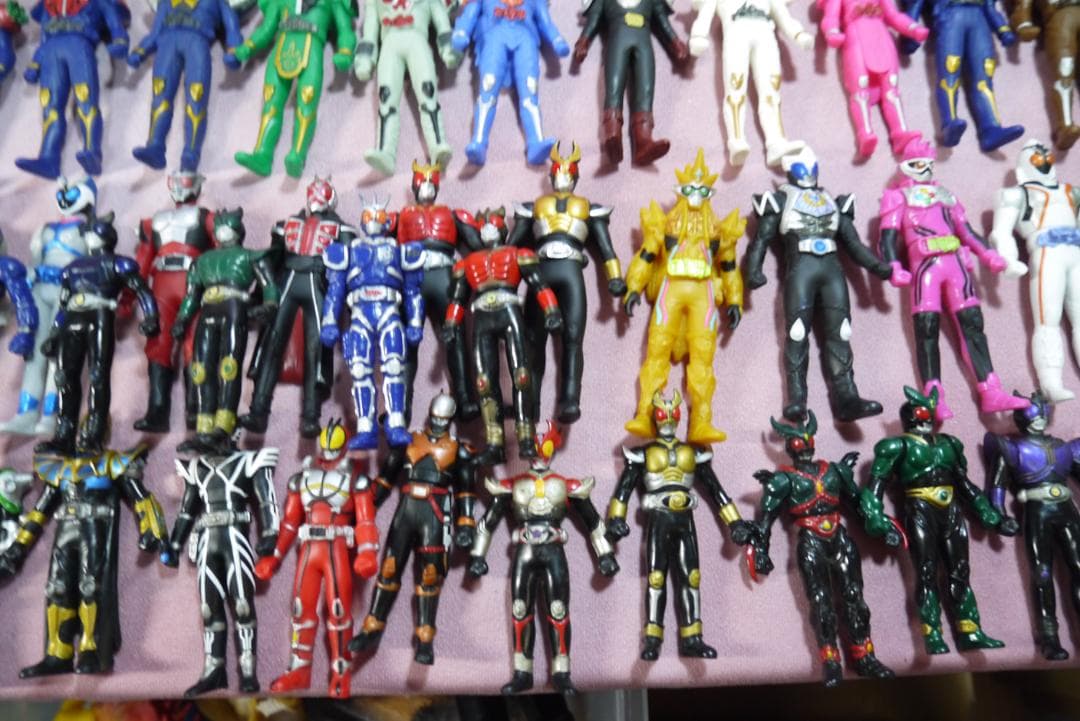 仮面ライダー　ミニソフビ　115体