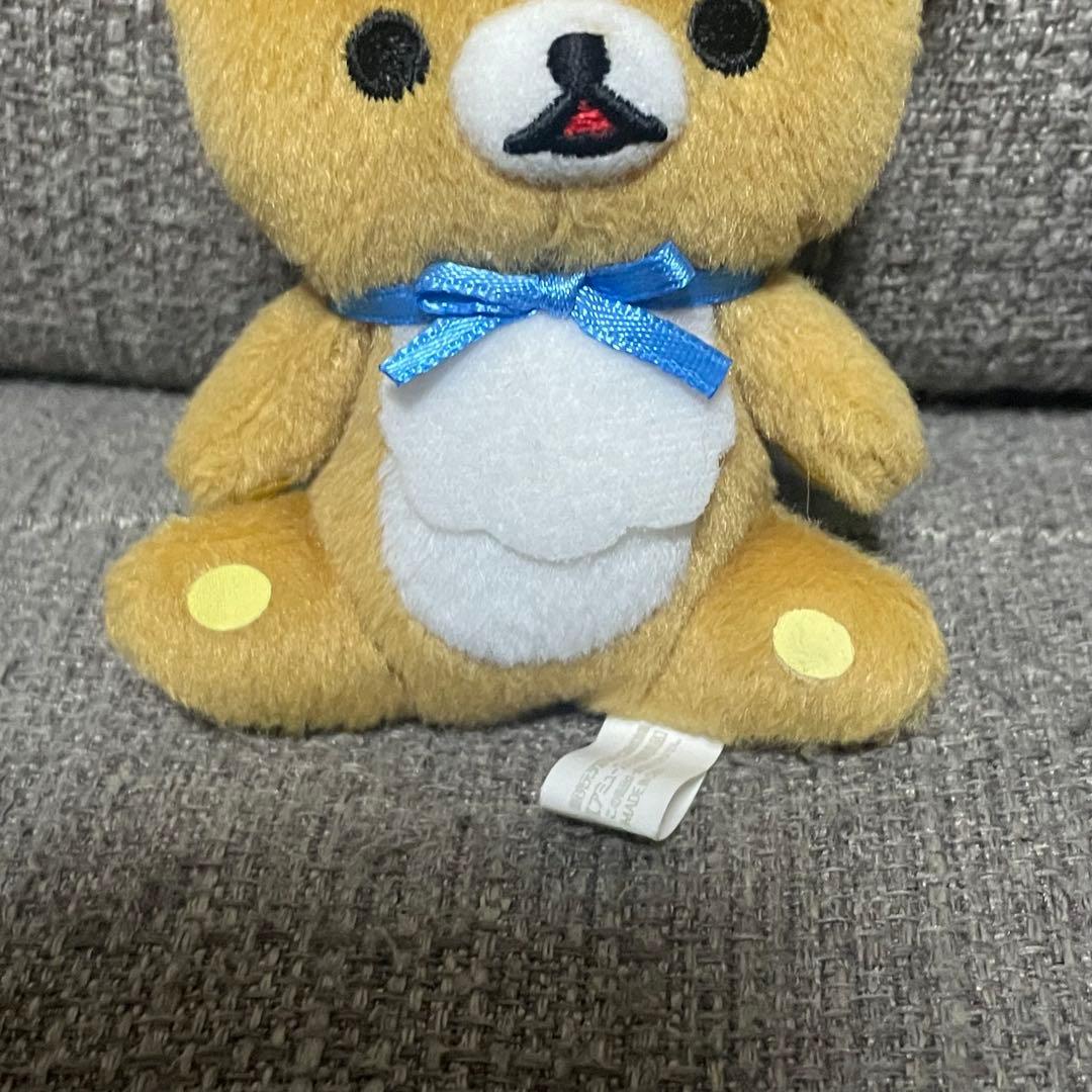 リラックマ　パンダでごろん　のんびりマスコット　キーチェーン　　シルクハット