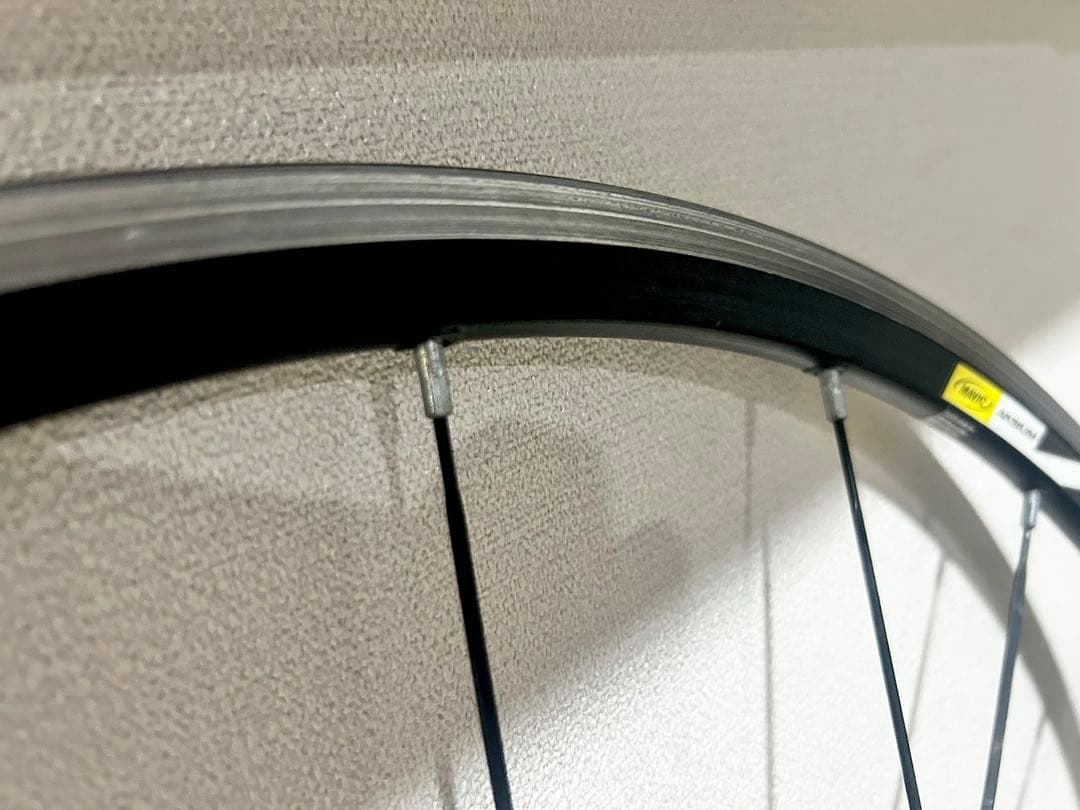 【MavicマビックAKSIUMアクシウム】リアルホイール◆状態良品950g