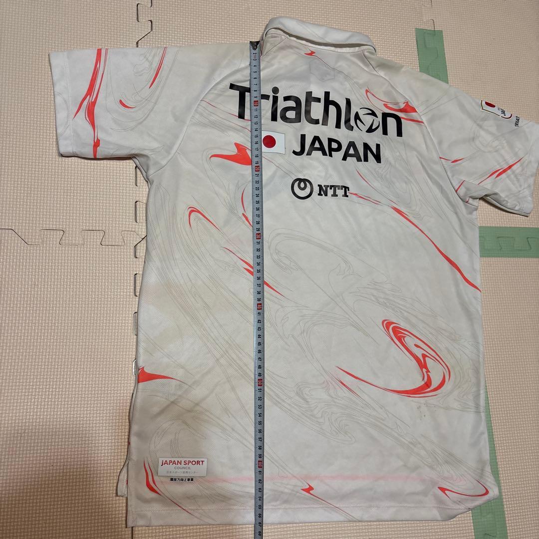 【レア】　トライアスロン　日本代表　選手支給　M ポロシャツ ASICS
