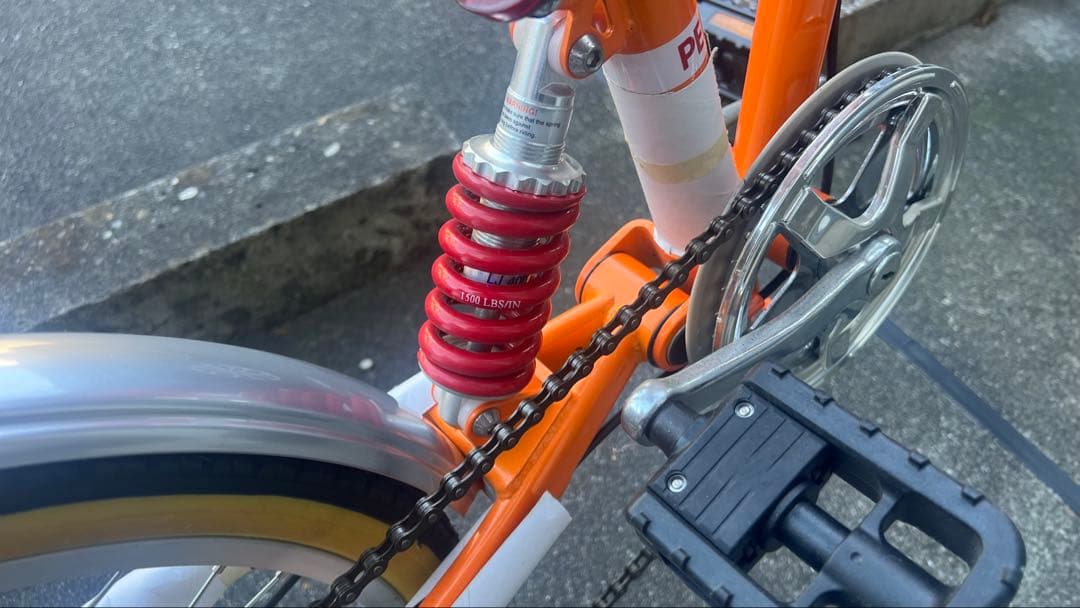 【屋内保管・新品未使用】パーソンズ　20インチ折り畳み自転車