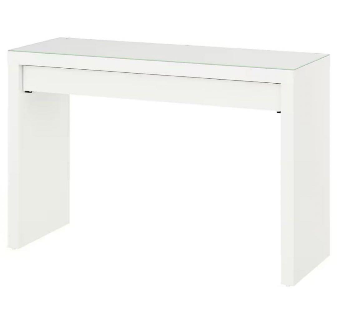 IKEA イケア　マルム　ドレッサー, ホワイト, 120x41 cm