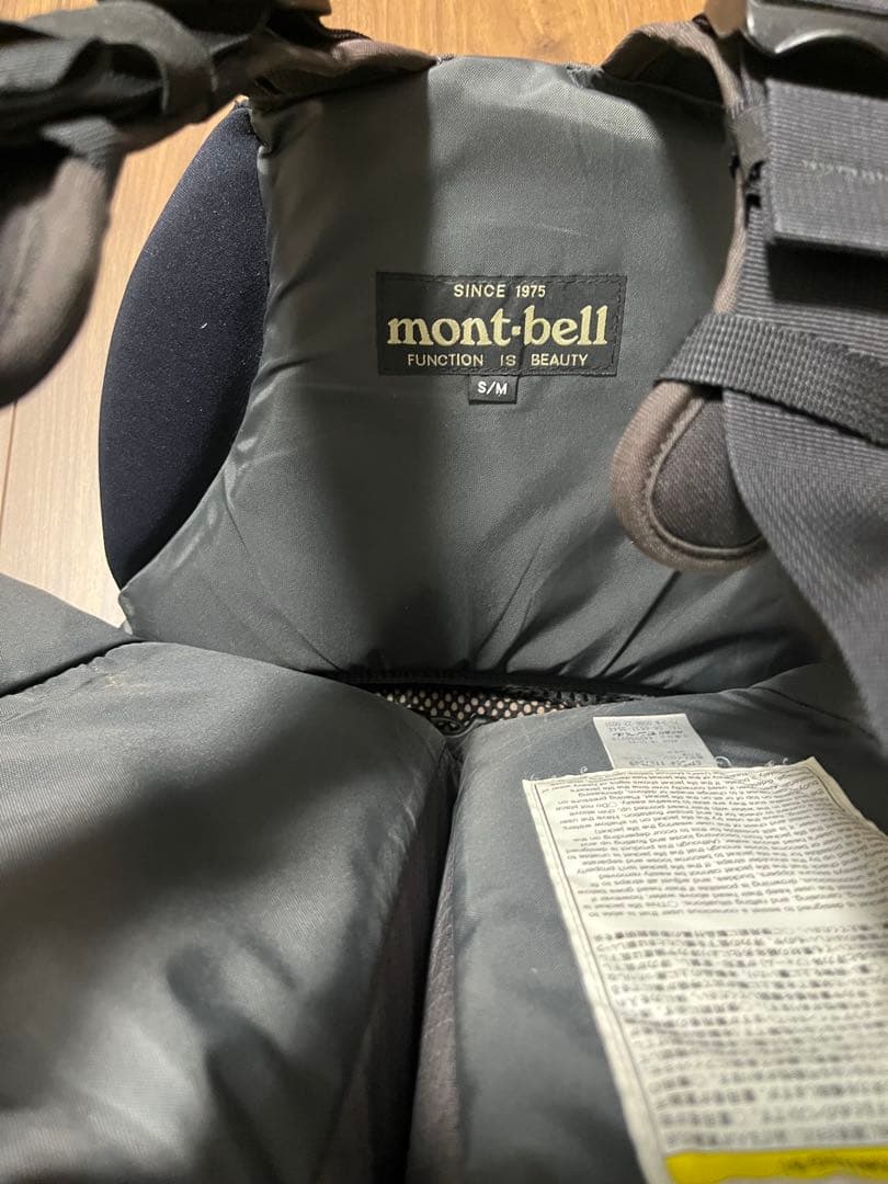 mont-bell アングラー　カヤックフィッシングベスト S/M オレンジ