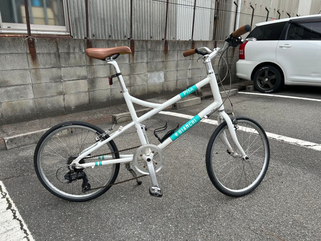Bianchi PISA ミニベロ 20インチ ホワイト×チェレステ 整備済み