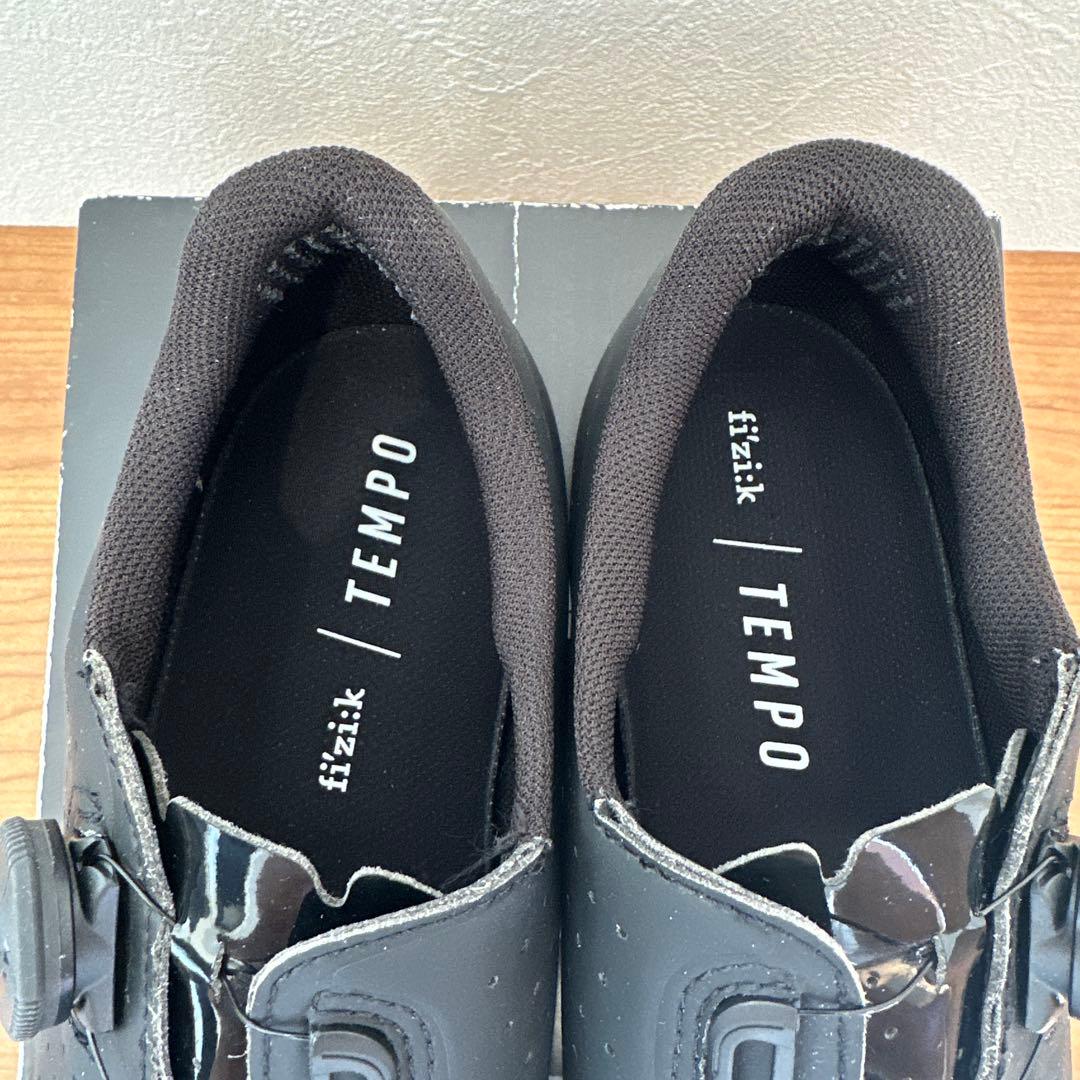 【美品】fizik TEMPO ブラック シューズ