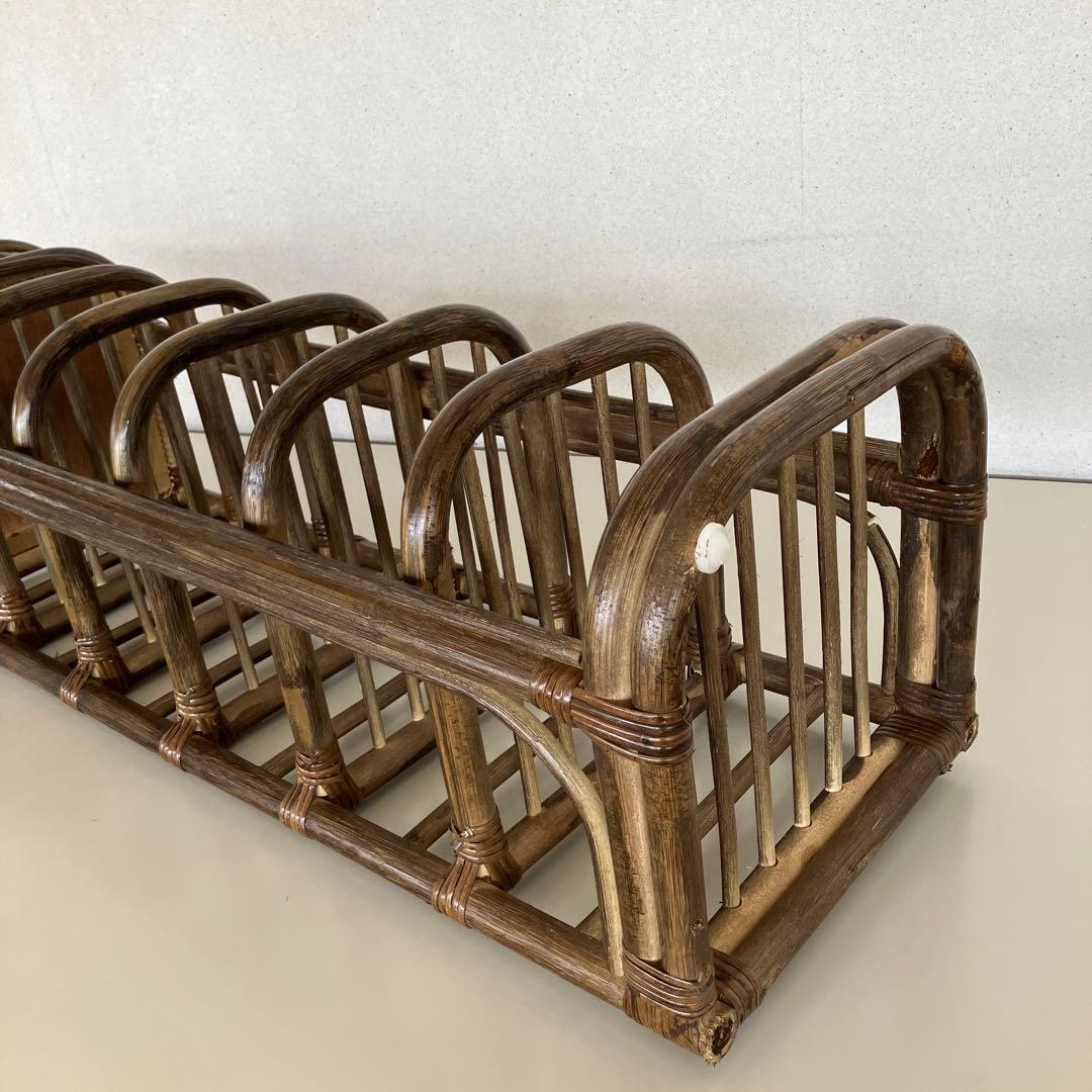 ラタン　籐　スリッパラック　シューズラック　未使用品