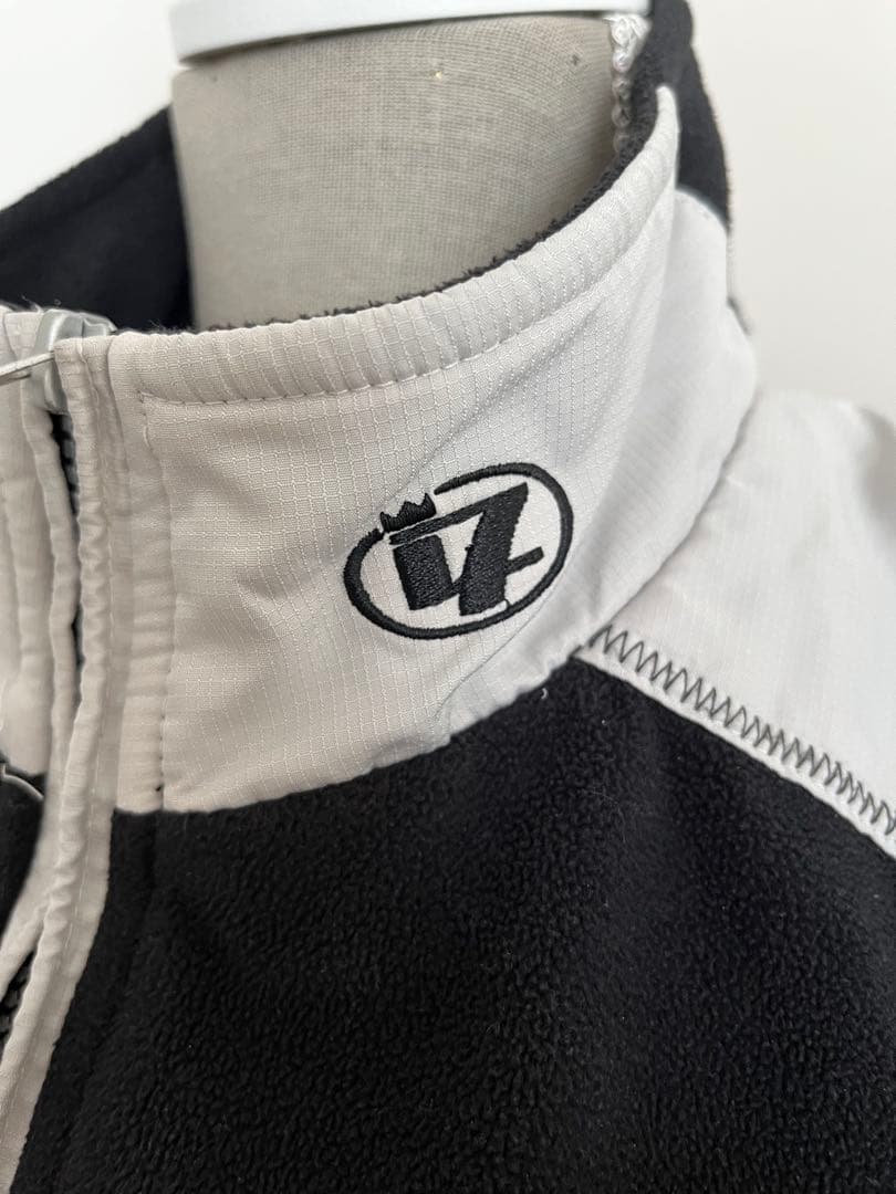 XXL LINE7 チームNZ スポーツ ベスト ジップアップ 黒